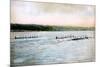 A Trial Spin of the Cornell Crews on Cayuga Lake, 1906-null-Mounted Giclee Print