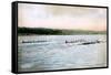 A Trial Spin of the Cornell Crews on Cayuga Lake, 1906-null-Framed Stretched Canvas