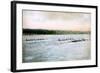 A Trial Spin of the Cornell Crews on Cayuga Lake, 1906-null-Framed Giclee Print