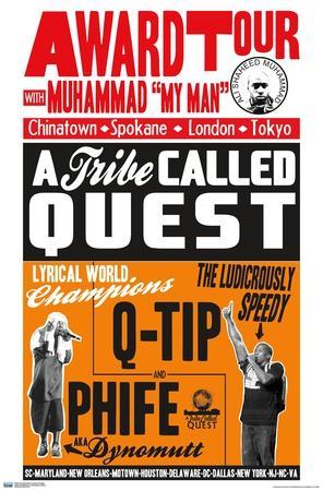 A Tribe Called Quest ビンテージポスター 1990's ヴィンテージ A Tribe Called Quest 額入りポスター