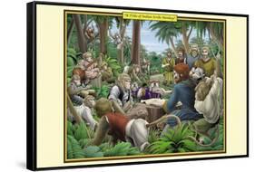 A Tribe of Indian Scribe Monkeys-Richard Kelly-Framed Stretched Canvas