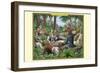 A Tribe of Indian Scribe Monkeys-Richard Kelly-Framed Premium Giclee Print