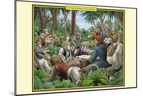 A Tribe of Indian Scribe Monkeys-Richard Kelly-Mounted Art Print