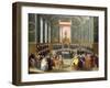 A Tribunal (Oil on Canvas)-Francois Octavien-Framed Giclee Print