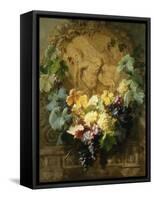 A Tribute to Bacchus-Jean Baptiste Claude Robie-Framed Stretched Canvas