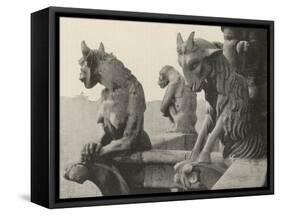 A Trio of Gargoyles-null-Framed Stretched Canvas