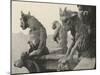 A Trio of Gargoyles-null-Mounted Photographic Print