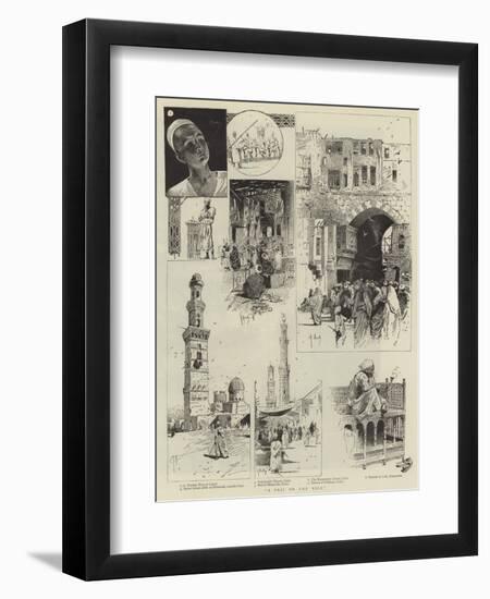 A Trip on the Nile-null-Framed Premium Giclee Print