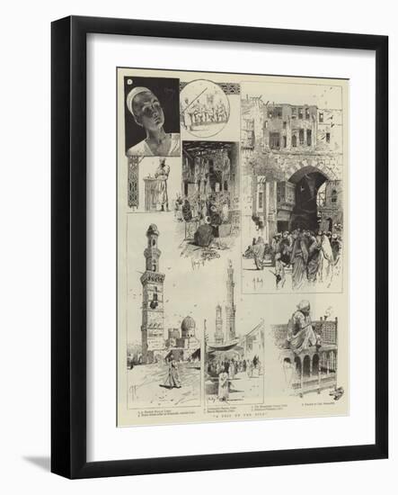 A Trip on the Nile-null-Framed Giclee Print