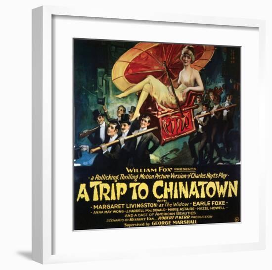 A Trip To Chinatown - 1926-null-Framed Giclee Print