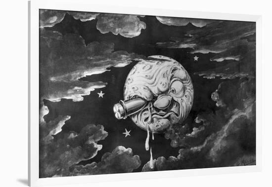 A Trip to the Moon, from French Movie-null-Framed Giclee Print