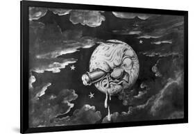 A Trip to the Moon, from French Movie-null-Framed Giclee Print