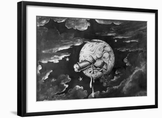 A Trip to the Moon, from French Movie-null-Framed Giclee Print