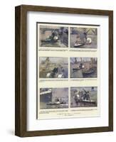 A Trip to the Nore in a Cycle-Boat-Tom Browne-Framed Giclee Print