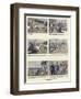 A Trip to the Nore in a Cycle-Boat-Tom Browne-Framed Premium Giclee Print