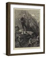 A Trip to the Pyrenees, I, a Mountain Guide, Eaux Chaudes-null-Framed Giclee Print