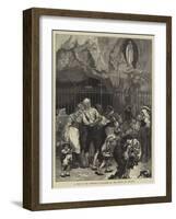 A Trip to the Pyrenees, II, Pilgrims at the Grotto of Lourdes-null-Framed Giclee Print