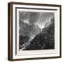 A Trip to the Pyrenees: Storm-Evening Near Eaux-Bonnes-null-Framed Premium Giclee Print