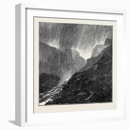 A Trip to the Pyrenees: Storm-Evening Near Eaux-Bonnes-null-Framed Giclee Print