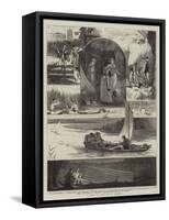 A Trip Up the River Thames-Walter Jenks Morgan-Framed Stretched Canvas