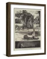 A Trip Up the River Thames-Walter Jenks Morgan-Framed Giclee Print