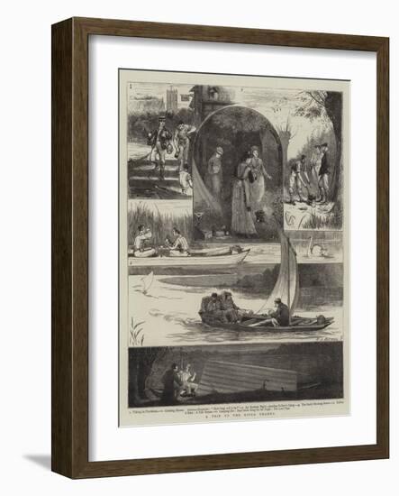 A Trip Up the River Thames-Walter Jenks Morgan-Framed Giclee Print