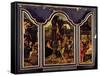 A Triptych: Adoration of the Magi; Nativity and Presentation in the Temple; Annunciation-Master of 1518-Framed Stretched Canvas