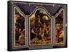 A Triptych: Adoration of the Magi; Nativity and Presentation in the Temple; Annunciation-Master of 1518-Framed Stretched Canvas