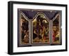 A Triptych: Adoration of the Magi; Nativity and Presentation in the Temple; Annunciation-Master of 1518-Framed Giclee Print
