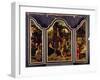 A Triptych: Adoration of the Magi; Nativity and Presentation in the Temple; Annunciation-Master of 1518-Framed Giclee Print