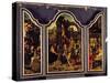 A Triptych: Adoration of the Magi; Nativity and Presentation in the Temple; Annunciation-Master of 1518-Stretched Canvas
