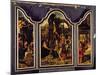 A Triptych: Adoration of the Magi; Nativity and Presentation in the Temple; Annunciation-Master of 1518-Mounted Giclee Print