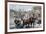 A Troika Sled in Moscow, Russia, C1890-Gillot-Framed Giclee Print