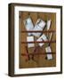 A Trompe L'Oeil of Newspapers, Letters and Writing Implements on a Wooden Board-Edward Collier-Framed Giclee Print