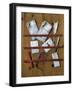 A Trompe L'Oeil of Newspapers, Letters and Writing Implements on a Wooden Board-Edward Collier-Framed Giclee Print