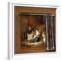 A Trompe L'Oeil of the Rest on the Flight into Egypt-Accursio Baldi-Framed Giclee Print