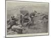 A Trooper Bringing Up a Maxim Gun after the Horses Had Been Killed-Amedee Forestier-Mounted Giclee Print