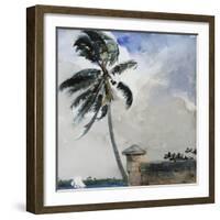 A Tropical Breeze, Nassau, 1889-90-Winslow Homer-Framed Giclee Print