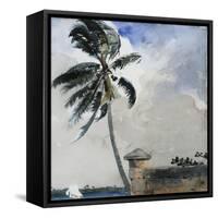 A Tropical Breeze, Nassau, 1889-90-Winslow Homer-Framed Stretched Canvas