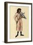 A Troubadour of the Middle Ages, illustration from 'Histoire de la Literature Francaise'-French School-Framed Giclee Print