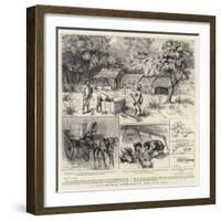 A Trout-Breeding Experiment in North-West India-Godefroy Durand-Framed Giclee Print