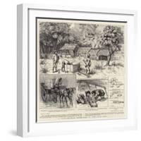 A Trout-Breeding Experiment in North-West India-Godefroy Durand-Framed Giclee Print