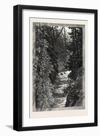 A Trout Pool on the Saugeen, Canada, Nineteenth Century-null-Framed Giclee Print