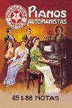 Pianos Autopianistas with Beethoven-A. Trub-Stretched Canvas