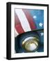 A Truck Painted with the Us Flag on a Roadside in New Hampshire, Usa-Dan Bannister-Framed Photographic Print