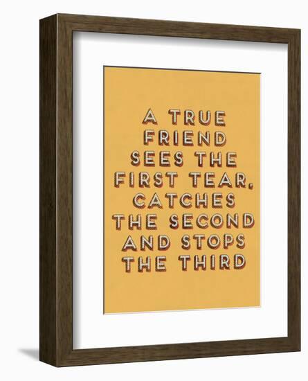 A True Friend-null-Framed Art Print