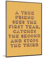 A True Friend-null-Mounted Art Print