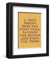 A True Friend-null-Framed Giclee Print