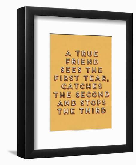 A True Friend-null-Framed Giclee Print