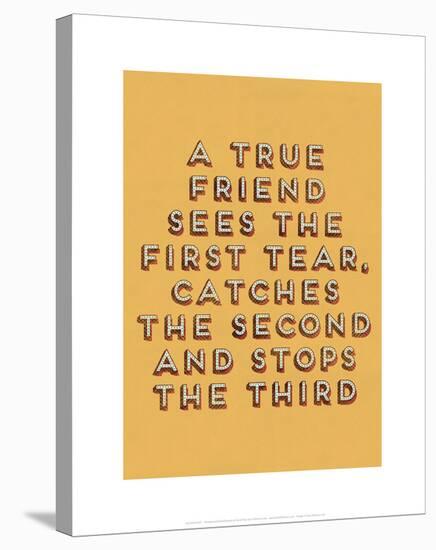 A True Friend-null-Stretched Canvas